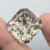 Natural A++ Big Size 70.90cts Flower Cut Square Shape Smokey Quartz Gemstone