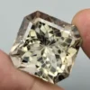 Natural A++ Big Size 70.90cts Flower Cut Square Shape Smokey Quartz Gemstone