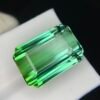 Bi-Color Natural Transparent Tourmaline Gemstone