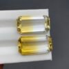 A pair of Natural Bi-Color Citrine Gemstone