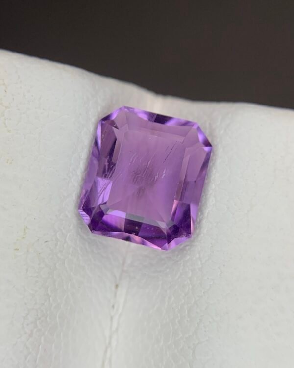 Square Cut Natural Amethyst Gemstone