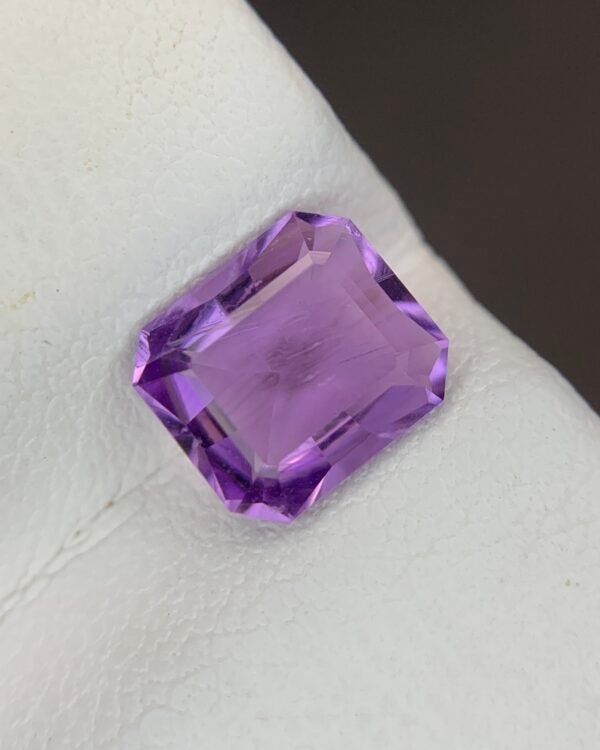 Square Cut Natural Amethyst Gemstone