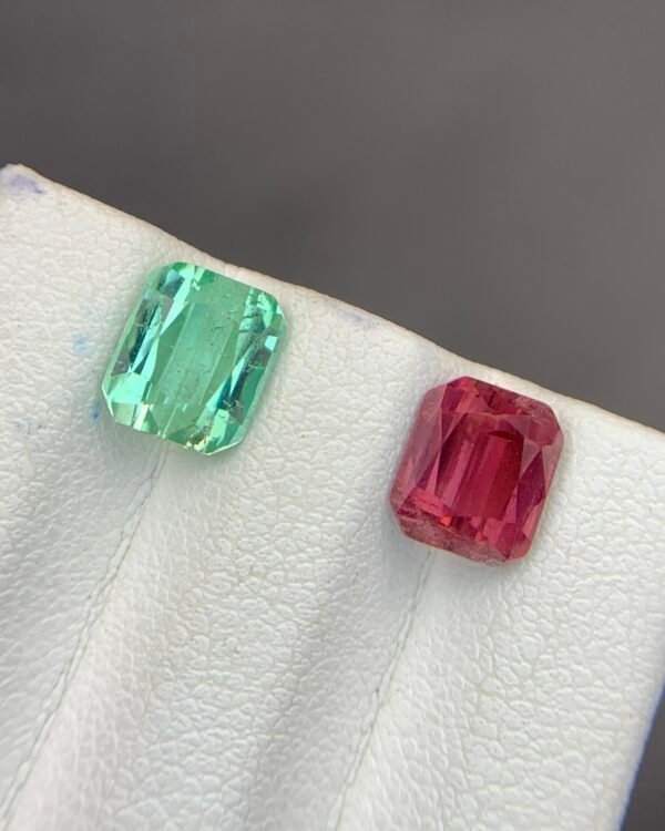 3.88 crt Reverse Pair of Natural Tourmaline from Afghanistan