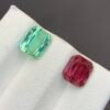 3.88 crt Reverse Pair of Natural Tourmaline from Afghanistan