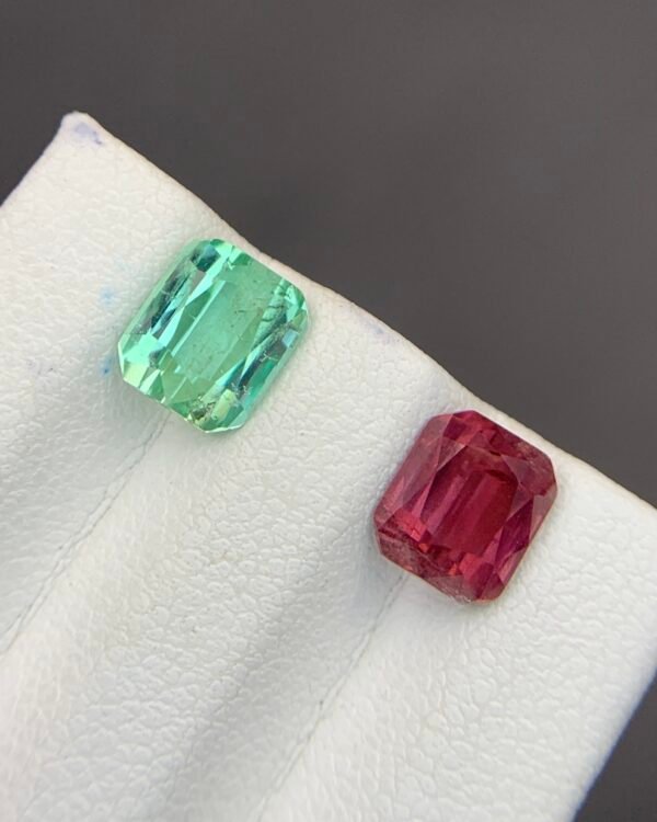 3.88 crt Reverse Pair of Natural Tourmaline from Afghanistan