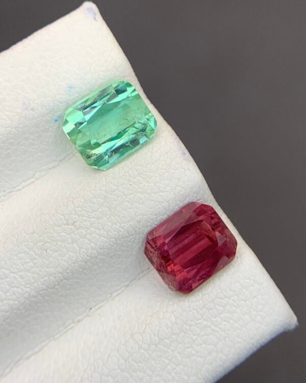 3.88 crt Reverse Pair of Natural Tourmaline from Afghanistan