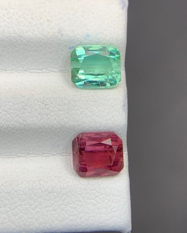 3.88 crt Reverse Pair of Natural Tourmaline from Afghanistan