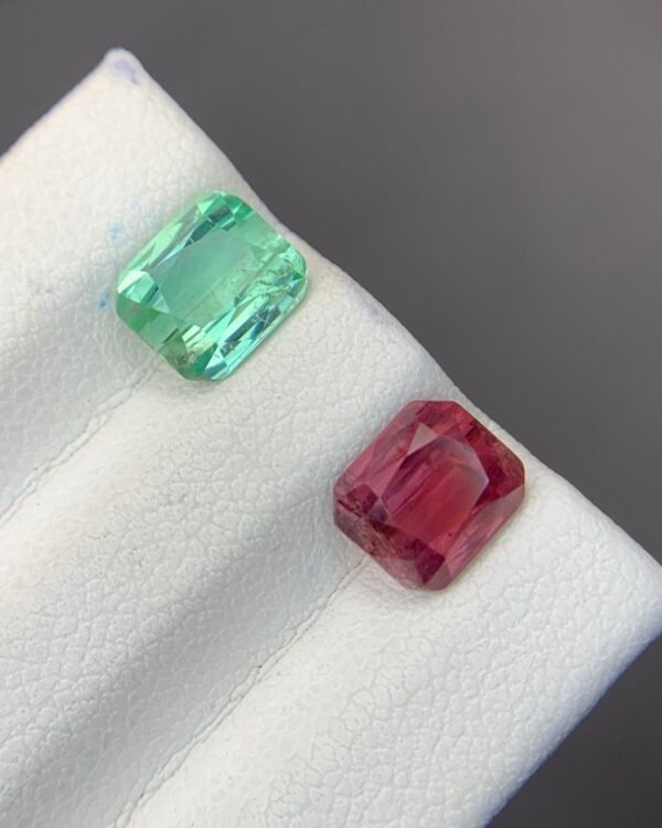 3.88 crt Reverse Pair of Natural Tourmaline from Afghanistan